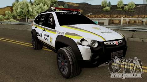 Fiat Palio Weekend Brazilian Police (Patamo) für GTA San Andreas