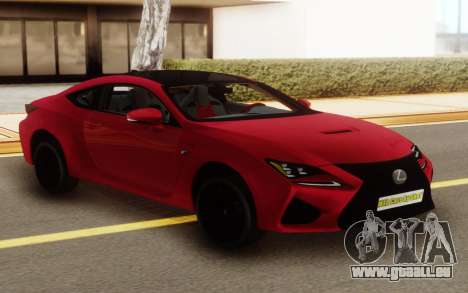 Lexus RC-F für GTA San Andreas