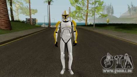 Clone Trooper Yellow (Star Wars The Clone Wars) pour GTA San Andreas