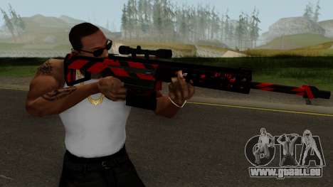 New Sniper Rifle (Red) pour GTA San Andreas