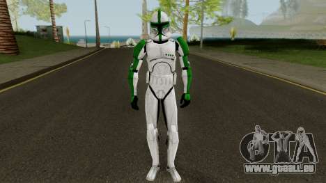 Clone Trooper Green (Star Wars The Clone Wars) für GTA San Andreas