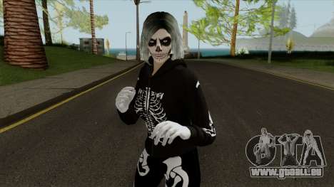 Female GTA Online Halloween Skin 1 für GTA San Andreas