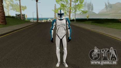 Clone Trooper Blue (Star Wars The Clone Wars) für GTA San Andreas