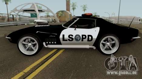 Chevrolet Corvette C3 Stingray Police LSPD pour GTA San Andreas