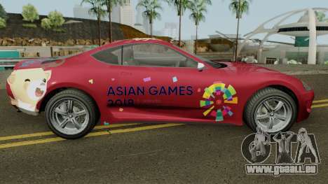 Dinka Jester Classic 18th Asian Games für GTA San Andreas