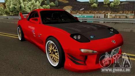 Mazda RX-7 FD3s Touge Warrior Red Brother für GTA San Andreas