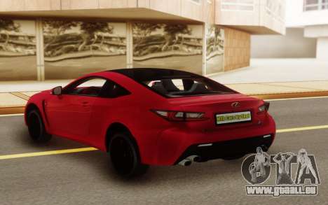 Lexus RC-F pour GTA San Andreas