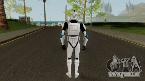 Clone Trooper Blue (Star Wars The Clone Wars) für GTA San Andreas