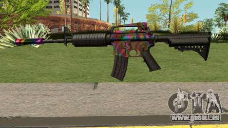 Rainbow M4 für GTA San Andreas