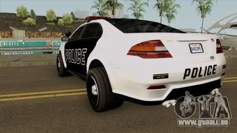 Ford Taurus Police (Interceptor style) 2012 für GTA San Andreas