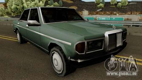 Admiral (Mercedes-Benz 280E Style) Low Poly pour GTA San Andreas