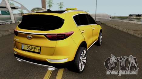 Kia Sportage 2017 Taxi Maku für GTA San Andreas