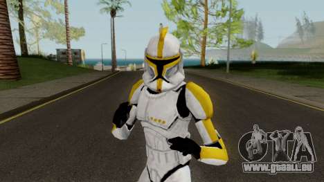 Clone Trooper Yellow (Star Wars The Clone Wars) pour GTA San Andreas