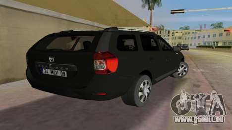 2013 Dacia Logan MCV pour GTA Vice City