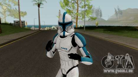 Clone Trooper Blue (Star Wars The Clone Wars) für GTA San Andreas