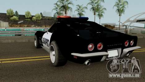 Chevrolet Corvette C3 Stingray Police LSPD für GTA San Andreas