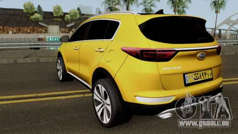 Kia Sportage 2017 Taxi Maku für GTA San Andreas
