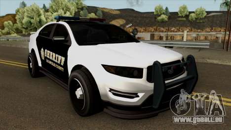 Ford Taurus Sheriff (Interceptor style) 2012 pour GTA San Andreas