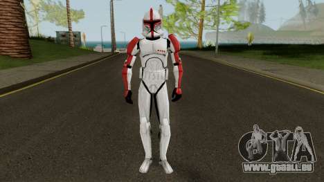 Clone Trooper Red (Star Wars The Clone Wars) pour GTA San Andreas
