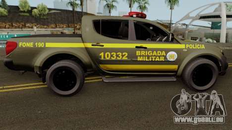 Mitsubishi L200 Brazilian Police (CHOQUE) für GTA San Andreas