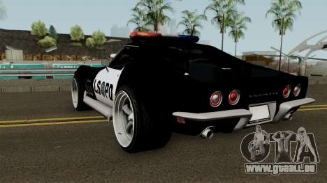 Chevrolet Corvette C3 Stingray Police LSPD pour GTA San Andreas