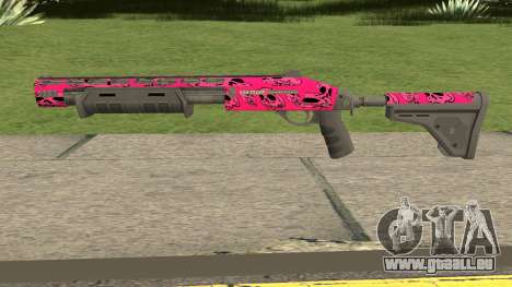 Rifle GTA V Online Pink Skull Livery für GTA San Andreas