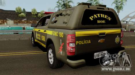 Chevrolet S10 Police (Patrulhas Especiais) für GTA San Andreas