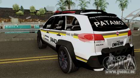 Fiat Palio Weekend Brazilian Police (Patamo) für GTA San Andreas