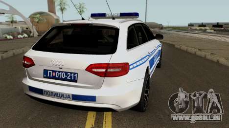 Audi A4 Avant Serbian Police pour GTA San Andreas