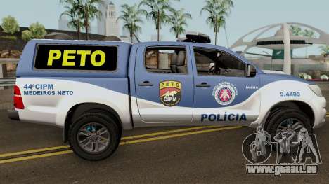 Toyota Hilux 2015 PETO CIPM PMBA für GTA San Andreas