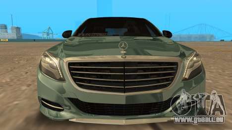 Mersedes-Benz S63 W222 Bulkin Amoral pour GTA San Andreas