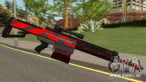 New Sniper Rifle (Red) pour GTA San Andreas