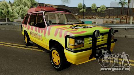 Ford Explorer - Jurassic Park v2 pour GTA San Andreas