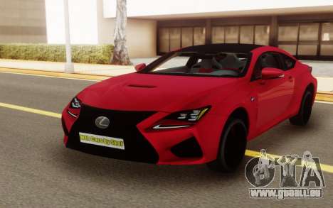 Lexus RC-F pour GTA San Andreas