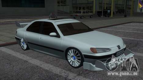 Peugeot 406 Taxi Marselle v2.5 pour GTA San Andreas