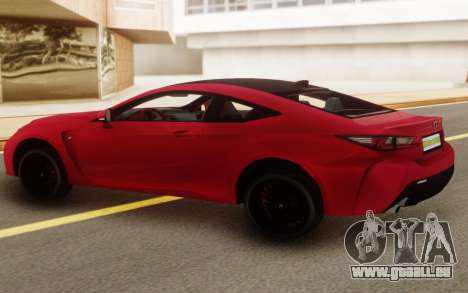 Lexus RC-F für GTA San Andreas