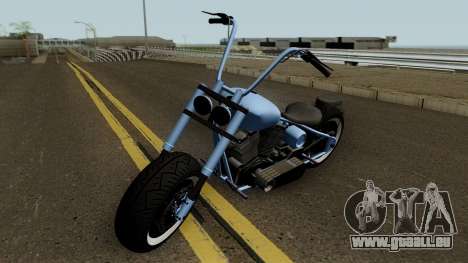 Western Motorcycle Zombie Chopper Con Pain GTA V für GTA San Andreas