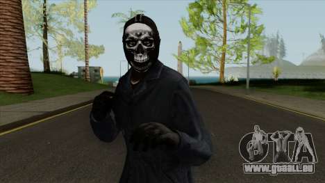 Male GTA Online Halloween Skin 2 pour GTA San Andreas