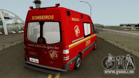 Mercedes-Benz Sprinter Ambulance (CBMRS) pour GTA San Andreas