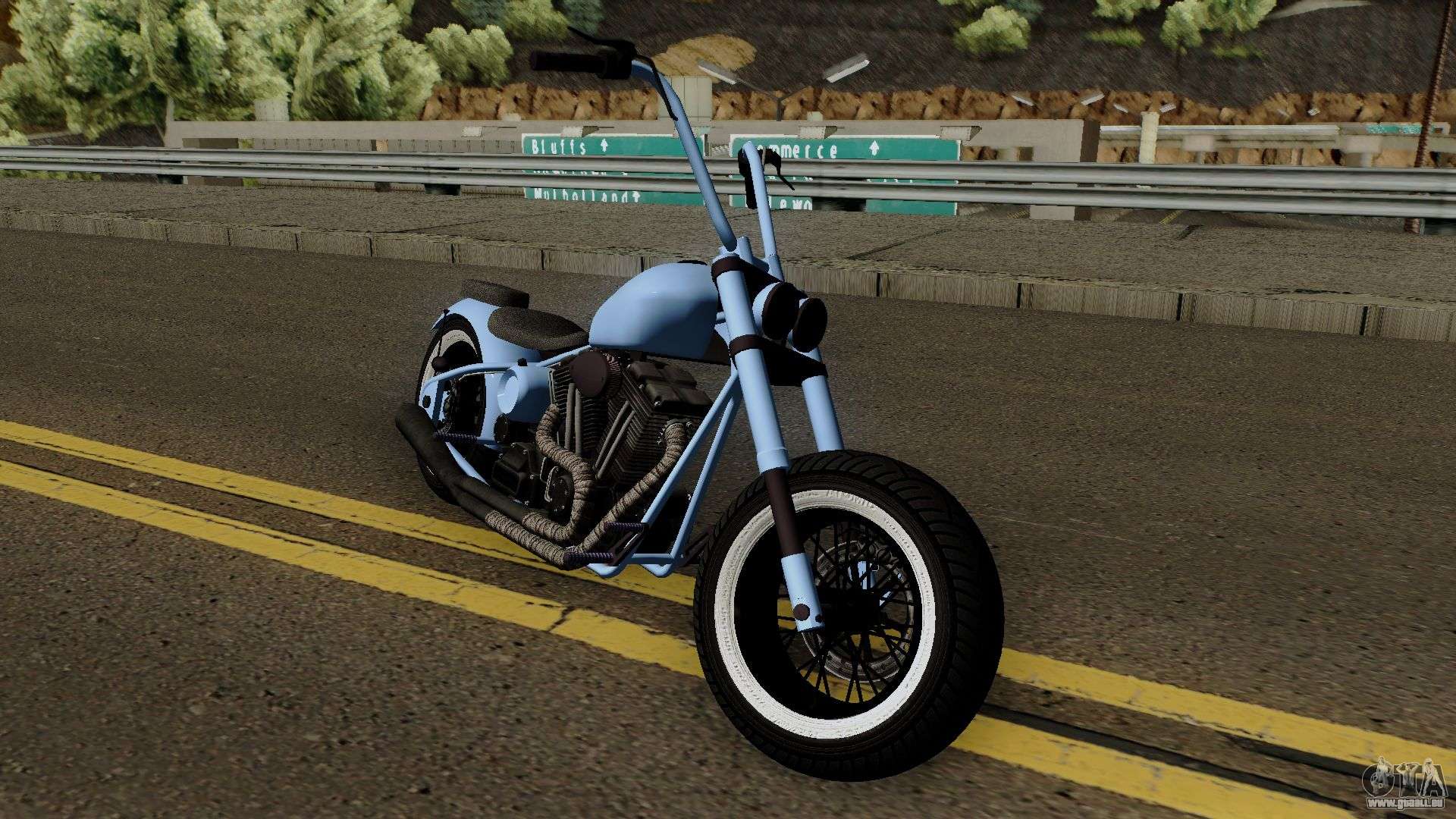 Western Motorcycle Zombie Chopper Con Pain GTA V pour GTA ...