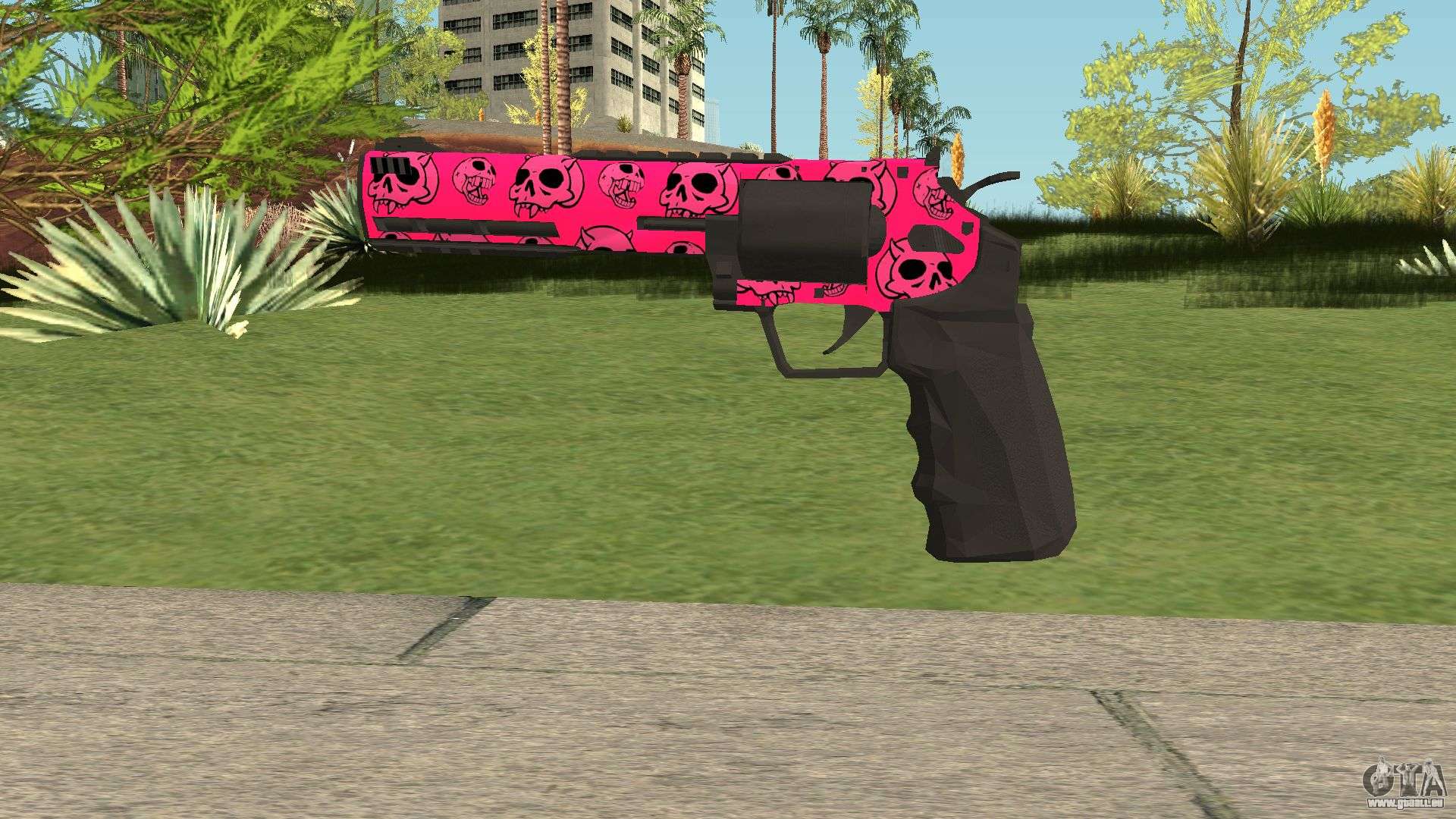 Gta Online Heavy Revolver Mk 2 Pink Skull Fur Gta San Andreas