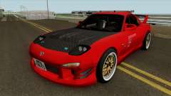 Mazda RX-7 FD3s Touge Warrior Red Brother für GTA San Andreas