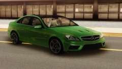 Mercedes-Benz C63 AMG Green pour GTA San Andreas