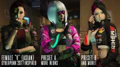 Cyberpunk Custom Female Ped pour GTA 5