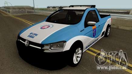 Volkswagen Saveiro G7 ROBUST PMBA Ronda Escolar pour GTA San Andreas