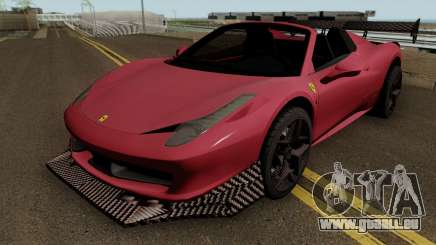 Ferrari 458 Spider Racing Edition für GTA San Andreas