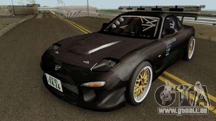 Mazda RX-7 FD3s Touge Warior - Black Brother pour GTA San Andreas
