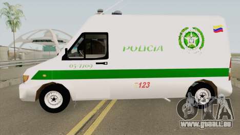 Mercedes Benz Sprinter Policia für GTA San Andreas