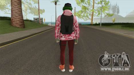 R6S Ela with Christmas Outfit (GTA Online MP) pour GTA San Andreas