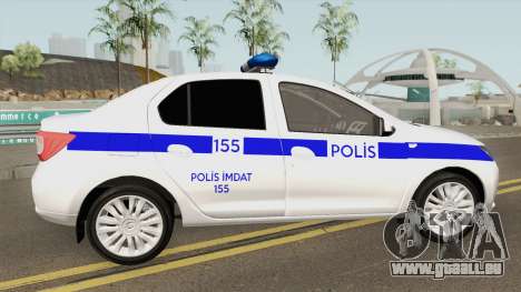 La Police Turque Voiture Renault Logan pour GTA San Andreas